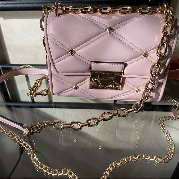 Serena Small Quilted Faux Leather Crossbody Bag